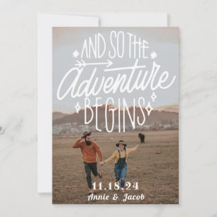 The Adventure Begins Save the Date