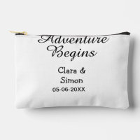 The adventure begins wedding couple name datsimple