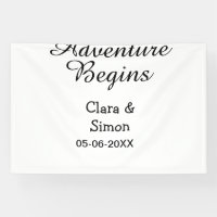 The adventure begins wedding couple name datsimple