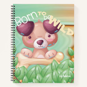 The Adventure Notebook Cute Dog Name