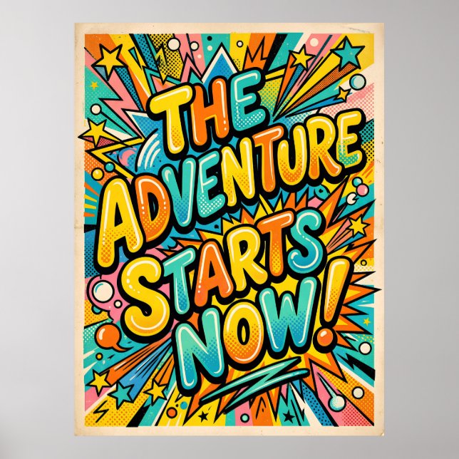 the adventure starts now poster (Front)