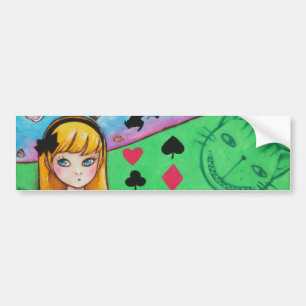 The Adventures of Alice in Wonderland Bumper Sticker