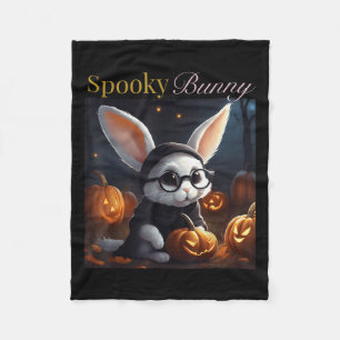 The Adventures Of Halloween Bunny_ A Fun-filled Ha Fleece Blanket