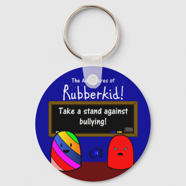 The Adventures of Rubberkid Keychain (Front)