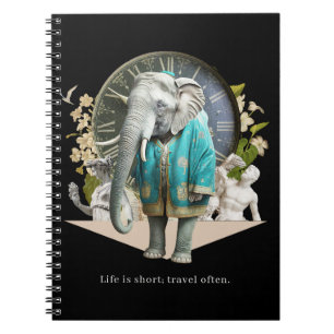 The Adventurous Traveller Travel Quote Notebook