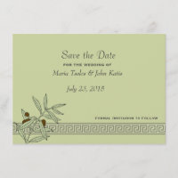 The Aegean Save the Date Invitation