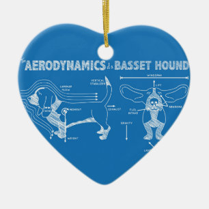 The Aerodynamics of a Basset Hound Ceramic Tree Decoration
