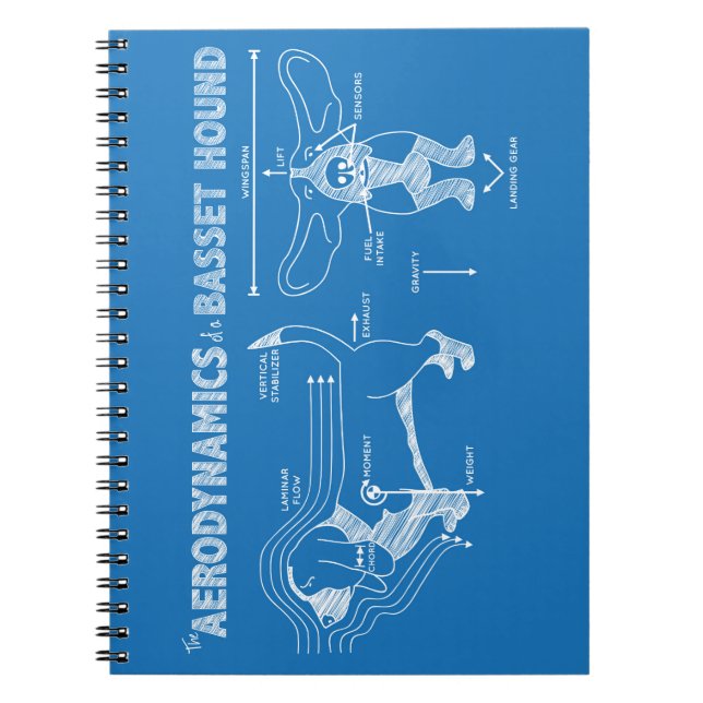 The Aerodynamics of a Basset Hound Notebook (Front)