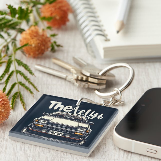 The Aety6 (Hachiroku) Key Ring (Front Right)