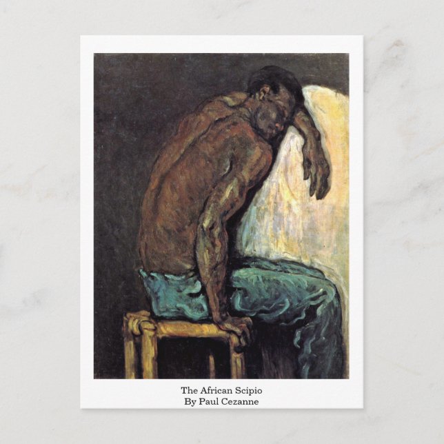The African Scipio By Paul Cezanne Postcard (Front)