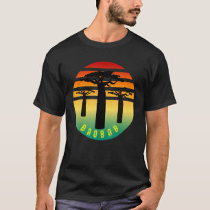 The African Tree Of Life Baobab African Colour Ret T-Shirt