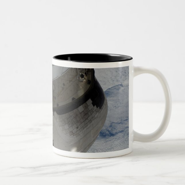 The aft portion of the Space Shuttle Endeavour 2 Two-Tone Coffee Mug (Right)