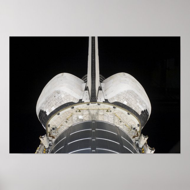 The aft portion of the Space Shuttle Endeavour Poster (Front)