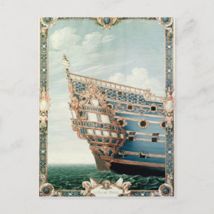 The Aftercastle of 'Le Soleil Royal' Postcard