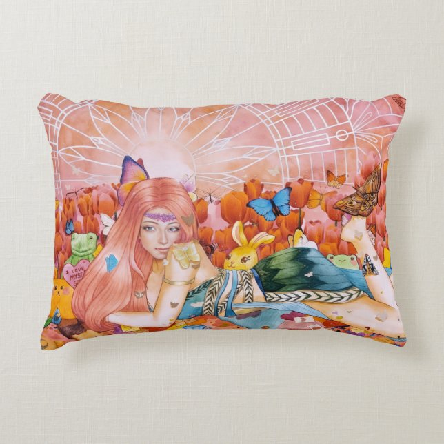 The Afternoon Decorative Cushion (Front)