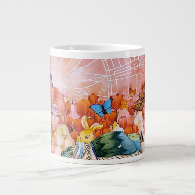 The Afternoon Large Coffee Mug (Front)