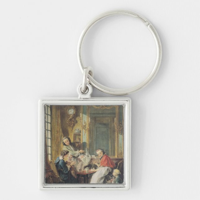 The Afternoon Meal, 1739 Key Ring (Front)