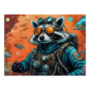 THE AGE OF STEEL-RACCOON POSTER