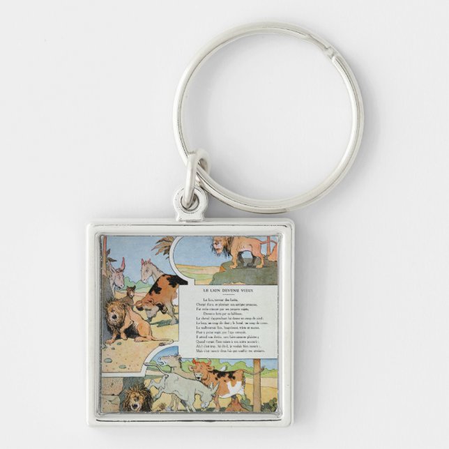 The Ageing Lion, from the Fables Key Ring (Front)