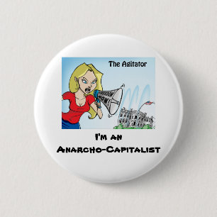 The Agitator Anarcho Round Pin