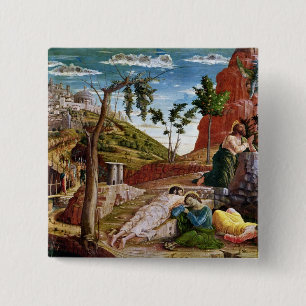 The Agony in the Garden 15 Cm Square Badge