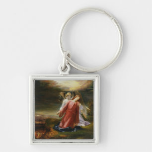 The Agony in the Garden, 1858 (oil on panel) Key Ring