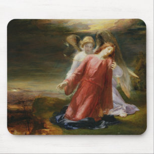 The Agony in the Garden, 1858 (oil on panel) Mouse Pad