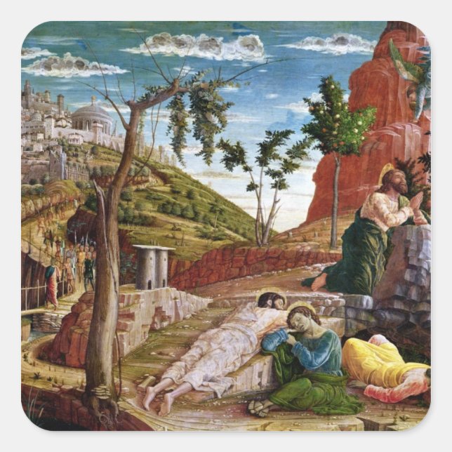 The Agony in the Garden Square Sticker (Front)