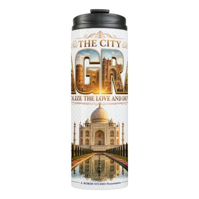 The "Agra" tumbler  (Front)