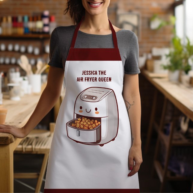 The Air Fryer Queen Apron (Who says kitchen gear can’t have a little attitude?)