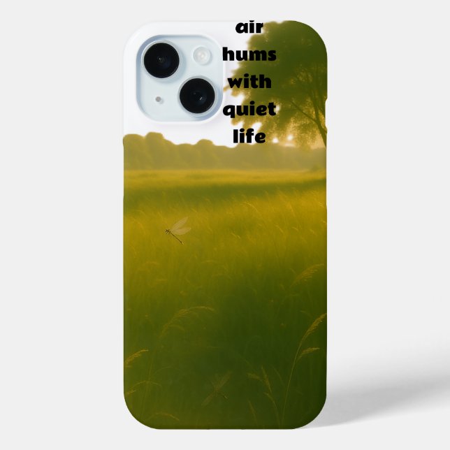 The air hums with quiet life Case-Mate iPhone case (Back)