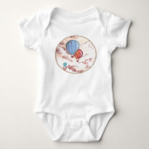The Air I Breathe by AnyaC Baby Bodysuit