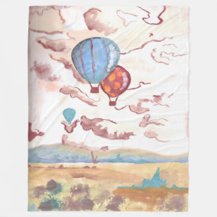 The Air I Breathe by AnyaC Fleece Blanket