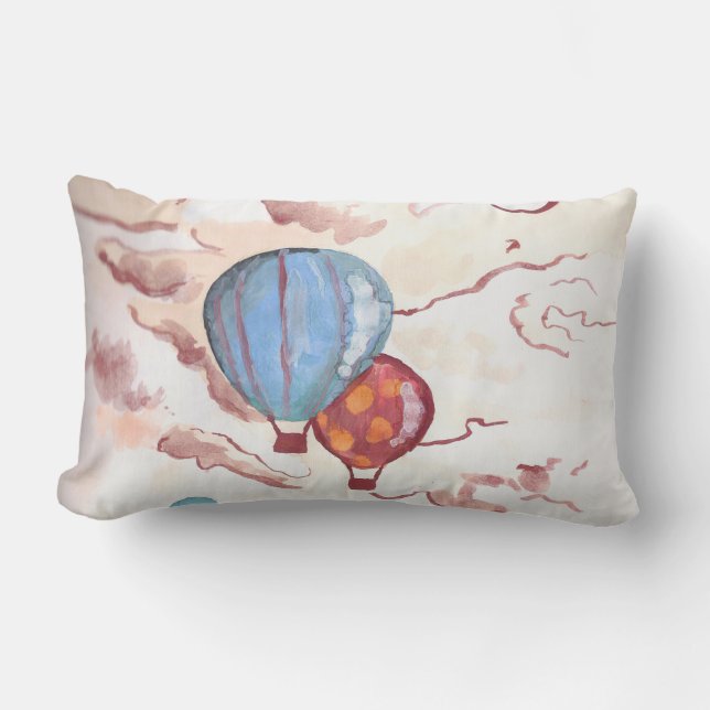 The Air I Breathe by AnyaC Lumbar Cushion (Front)