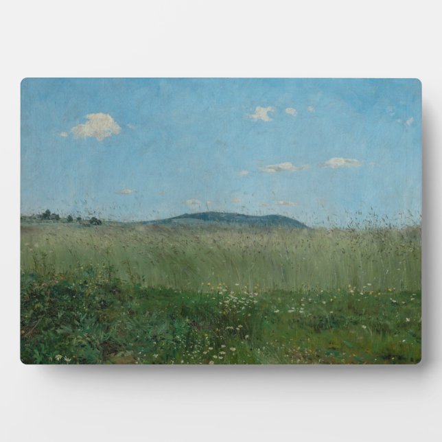 The Air of Home, 1895 (oil on canvas) Plaque (Front)