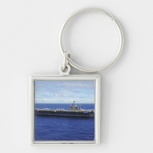The aircraft carrier USS Abraham Lincoln 2 Key Ring (Front)