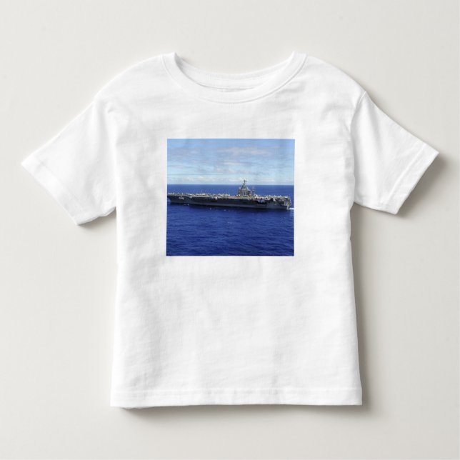 The aircraft carrier USS Abraham Lincoln 2 Toddler T-Shirt (Front)