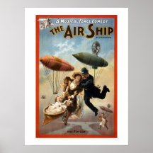The Airship Vintage Theatre Poster.