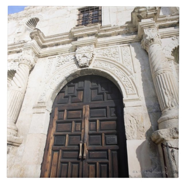 The Alamo in San Antonio, Texas Tile (Front)