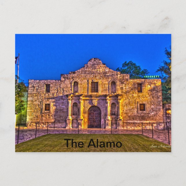 The Alamo - San Antonio, Tx Postcard (Front)