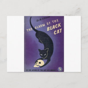 The Alarm of The Cat Postcard