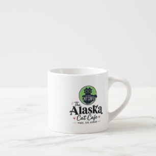 The Alaska Cat Cafe “Purr, Sip, Repeat” Espresso Cup