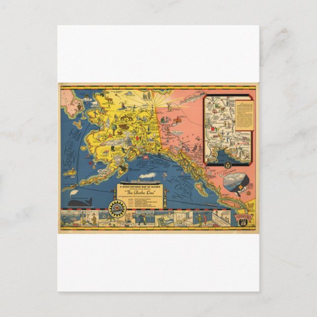 The Alaska Line Postcard (Front)