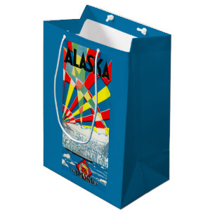 The Alaska Line Steamship Poster Medium Gift Bag