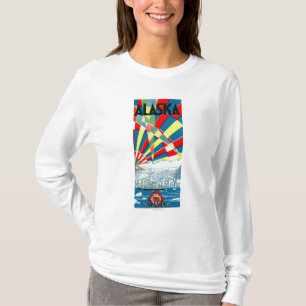 The Alaska Line Steamship Poster T-Shirt