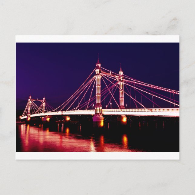 The Albert Bridge London Postcard (Front)