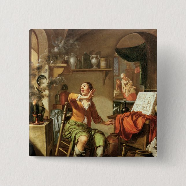 The Alchemist 15 Cm Square Badge (Front)