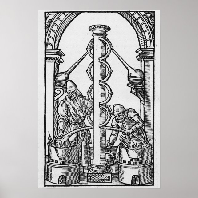 The Alchemist at Work Poster (Front)