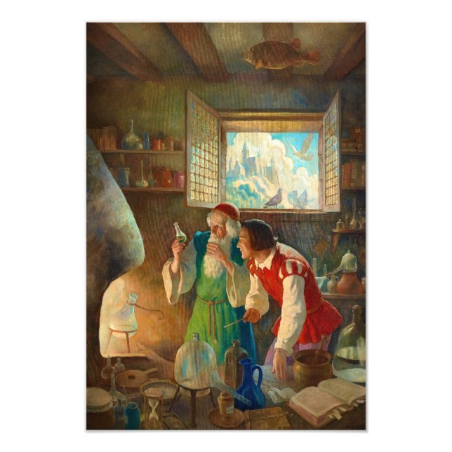 The Alchemist by Newell Convers Wyeth Photo Print (Front)