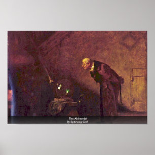 The Alchemist By Spitzweg Carl Poster